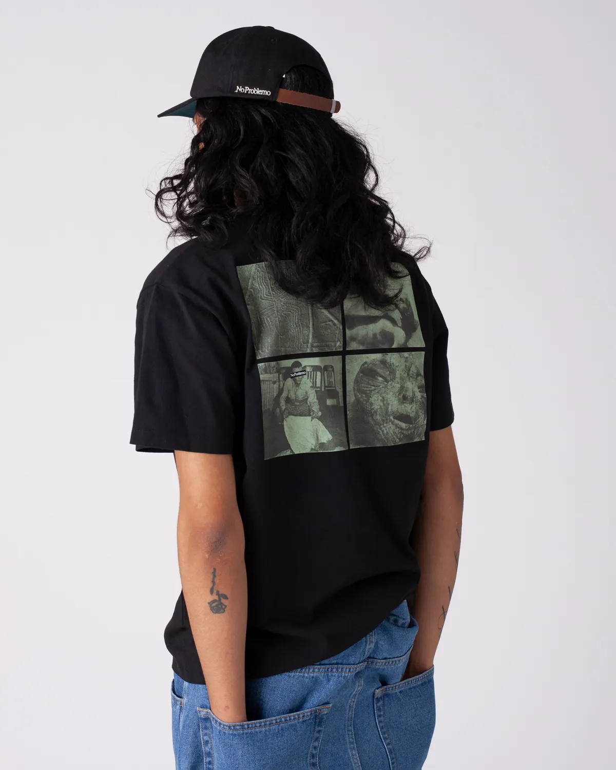 No Problemo Area 51 SS Tee tricou negru bumbac