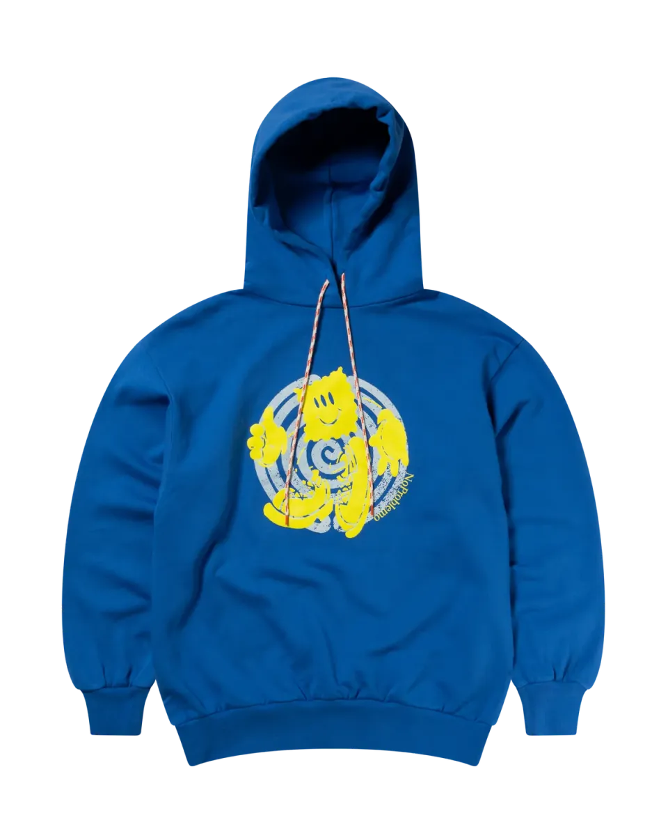 No Problemo Acid Team Hoodie hanorac albastru bumbac