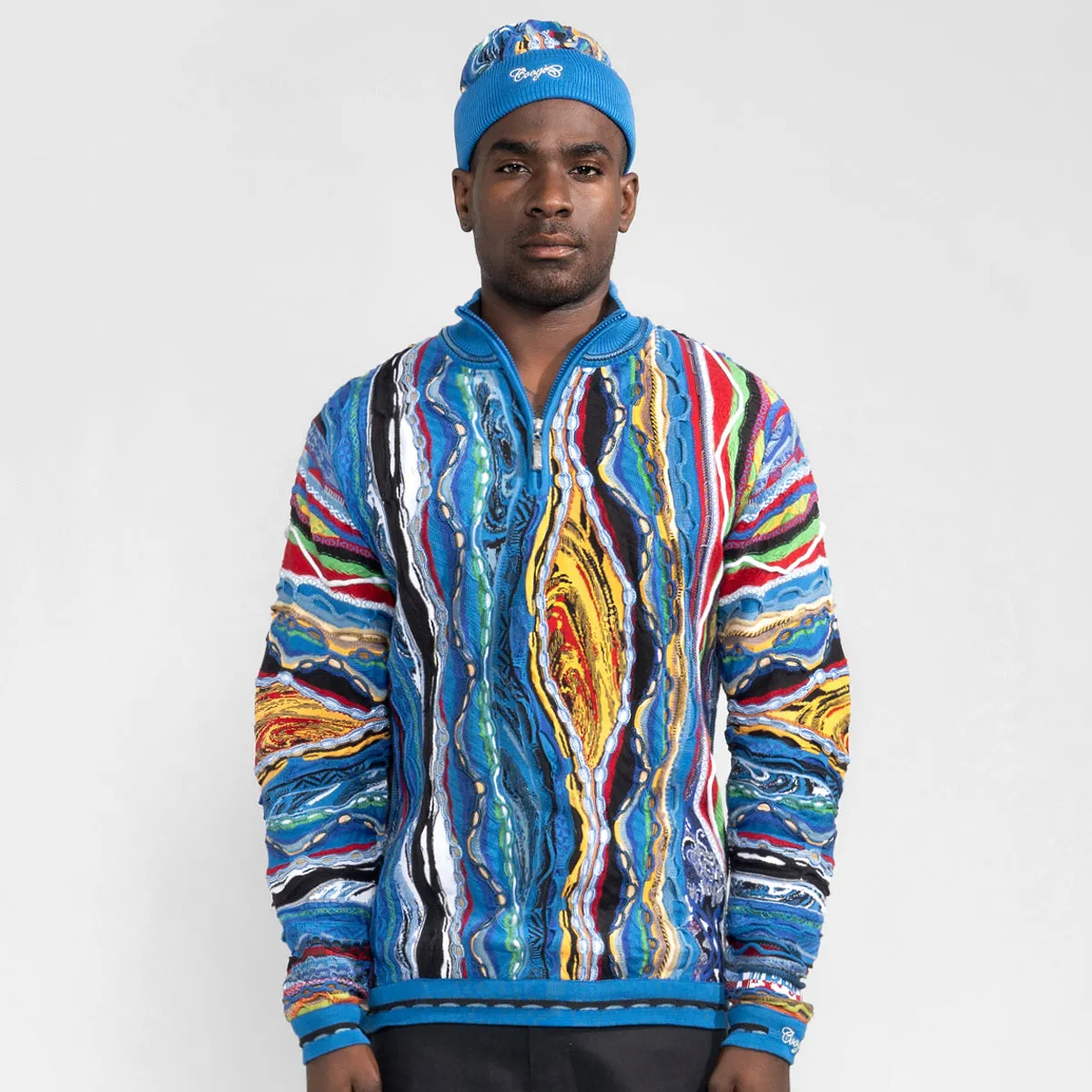COOGI Byron pulover barbati quarter-zip bumbac