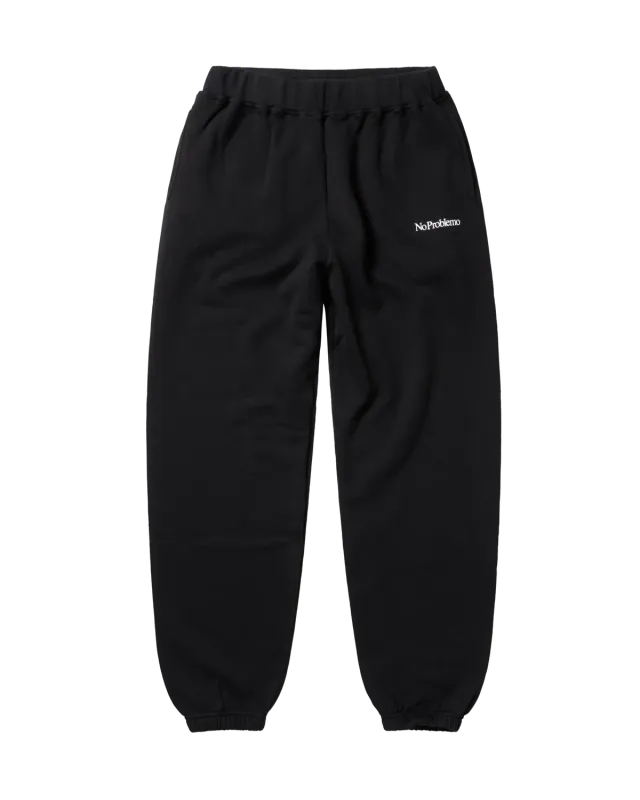 No Problemo Mini Problemo pantaloni trening negri bumbac