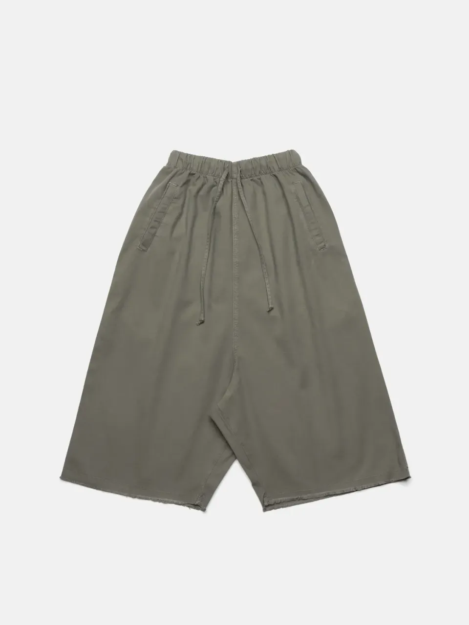 Enrage Nomad Capri Pants pantaloni verde baggy bumbac