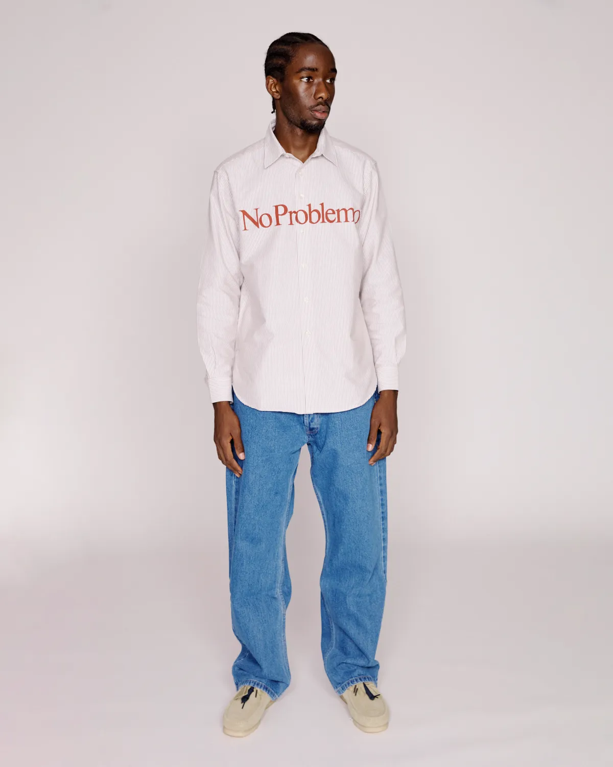 No Problemo Bagi Jean blugi baggy albastri bumbac