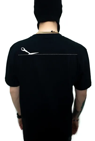 CREATEDBY Designer tricou heavy broderie fluture