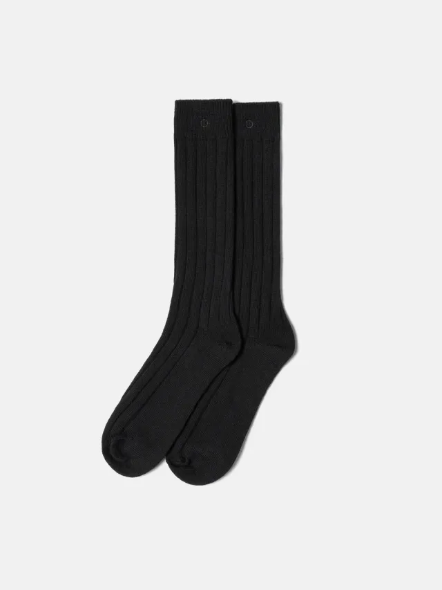 Enrage Heavyweight sosete groase negre bumbac 36-40