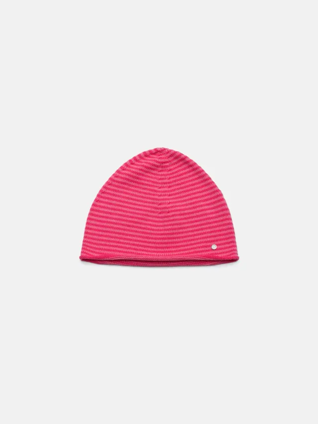 Enrage Nomad Beanie caciula roz dungi