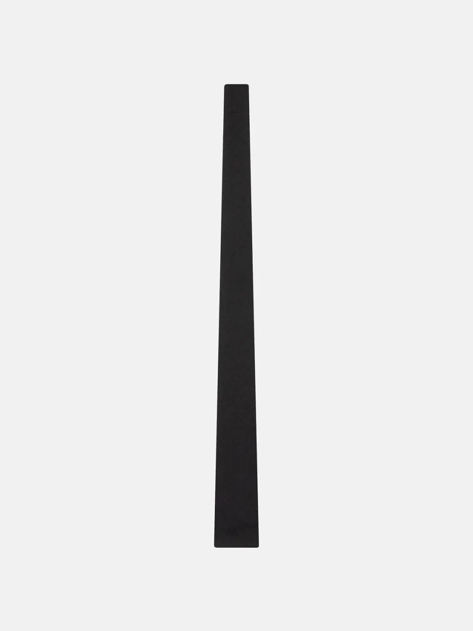 Enrage Square Tie Black eșarfă lână și mătase neagră