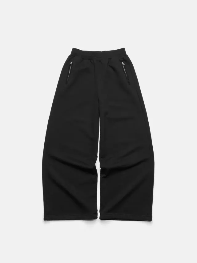 Enrage Blanc Sweatpants pantaloni negri bumbac