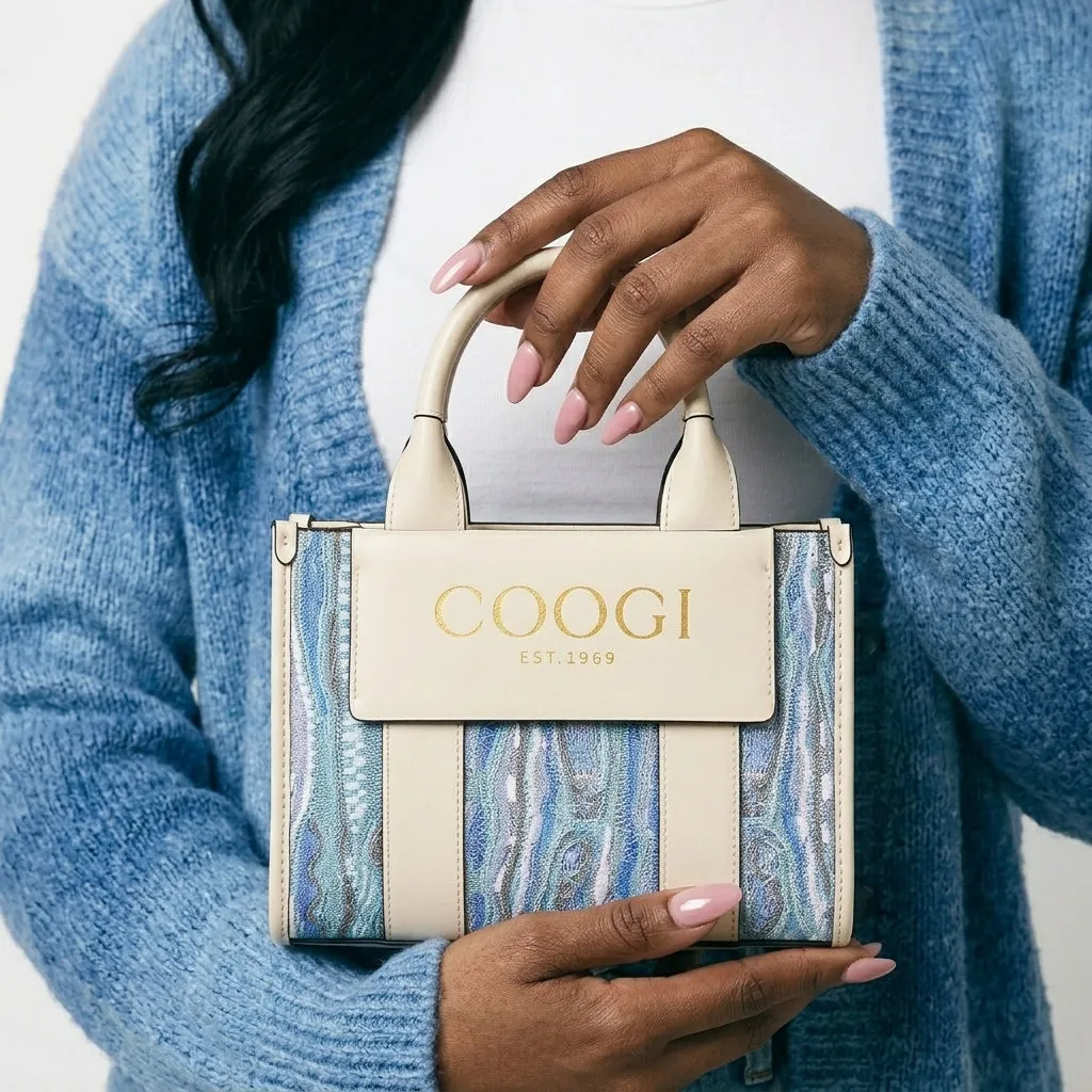 COOGI Hamptons Mini geantă tote albastră