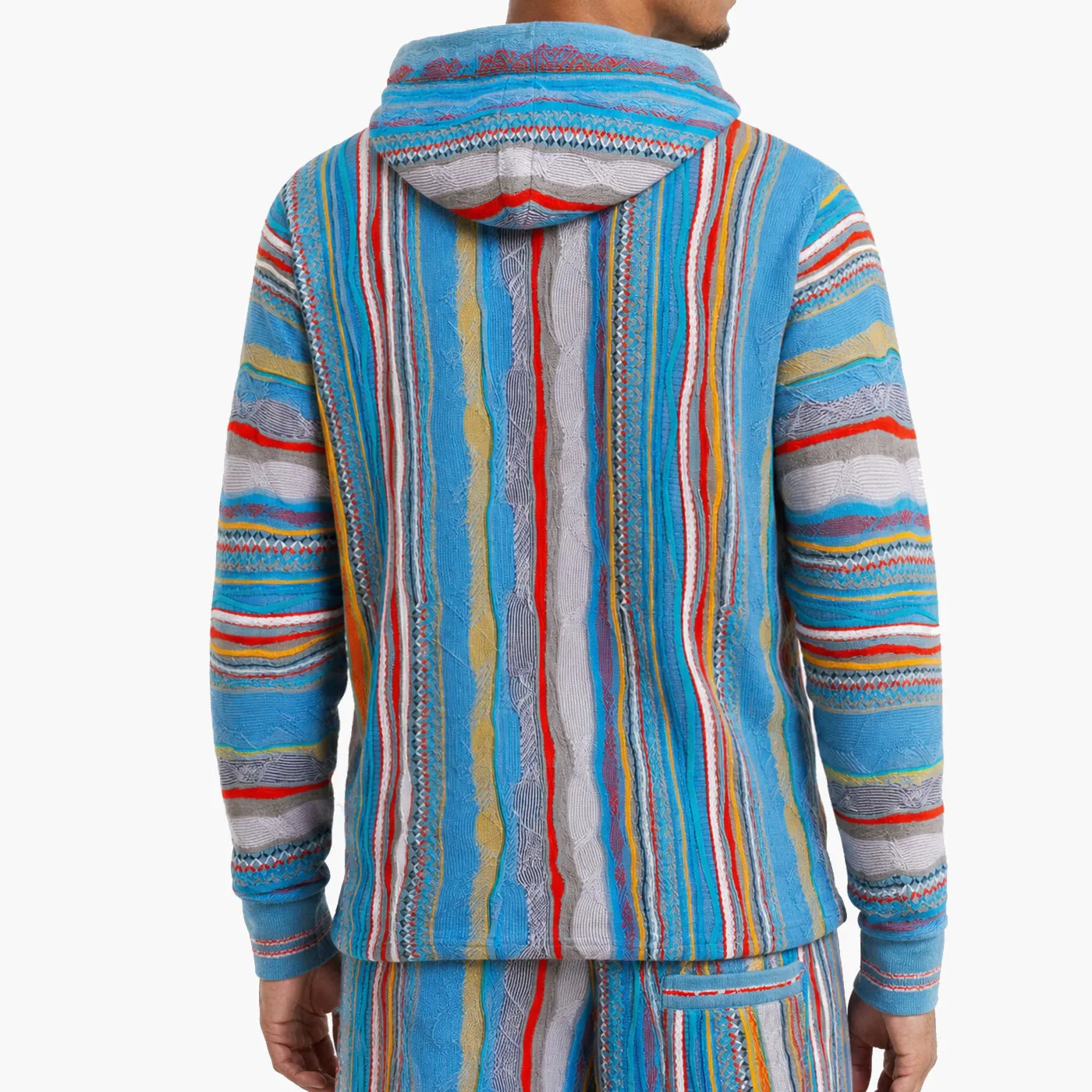 COOGI Light Weight Sweater Knit hanorac gri-albastru