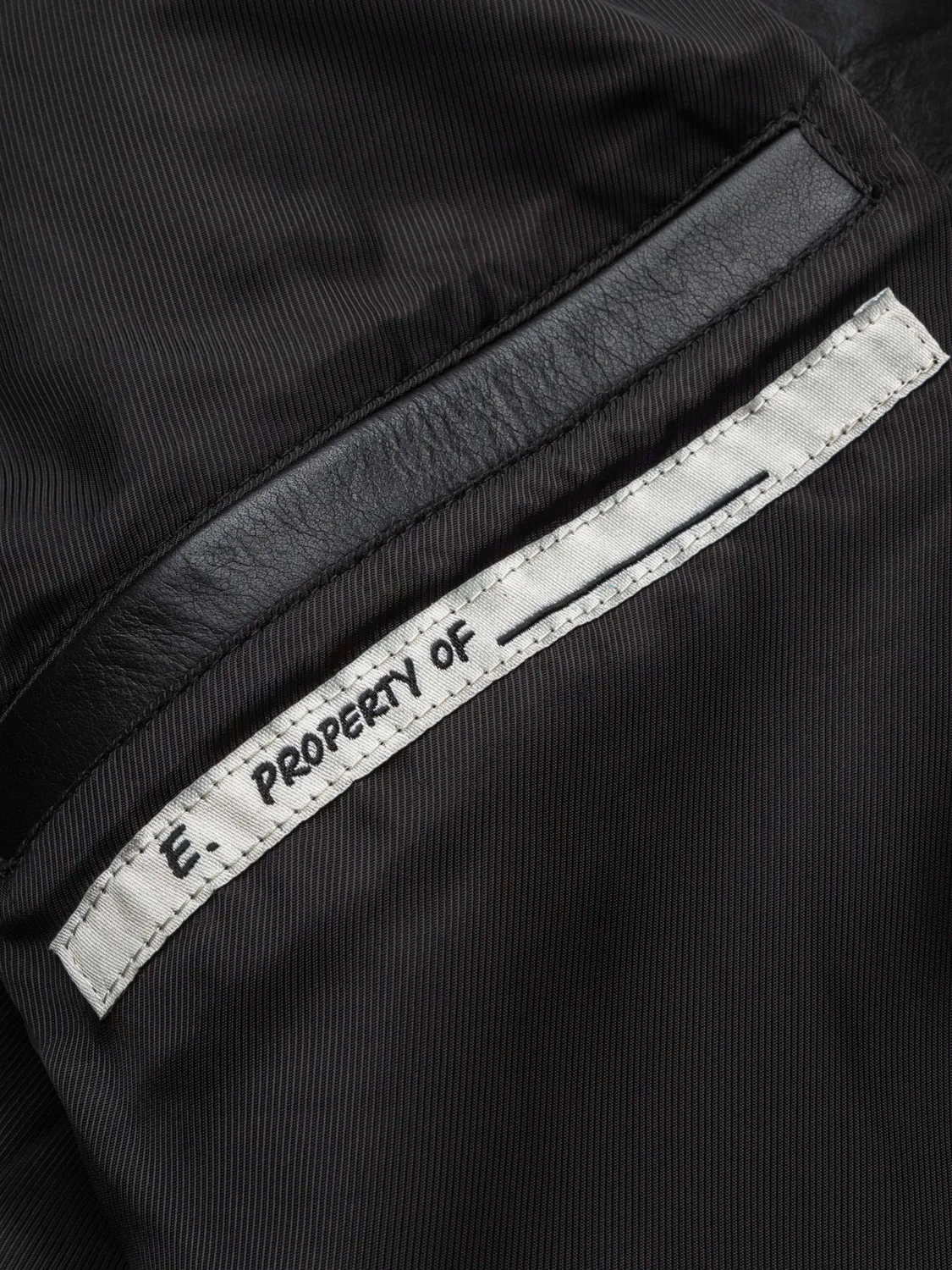 Enrage Cross geaca piele neagra vita