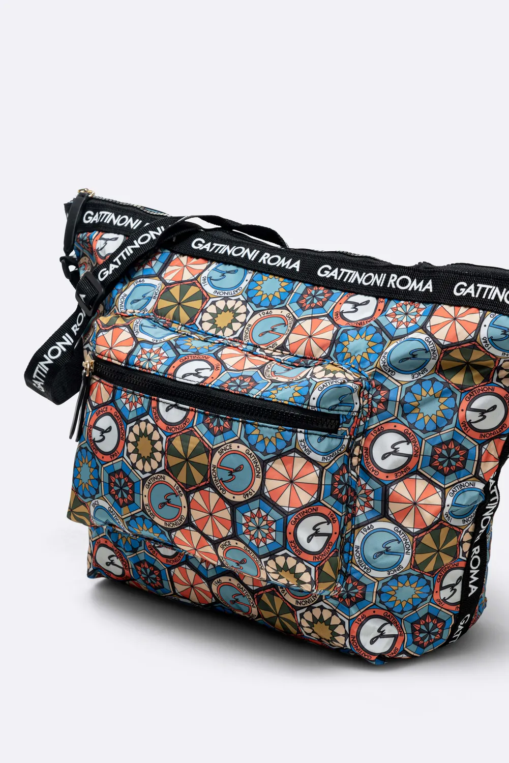 Gattinoni Teodosia EasyChic geanta hobo nylon 27x29 cm