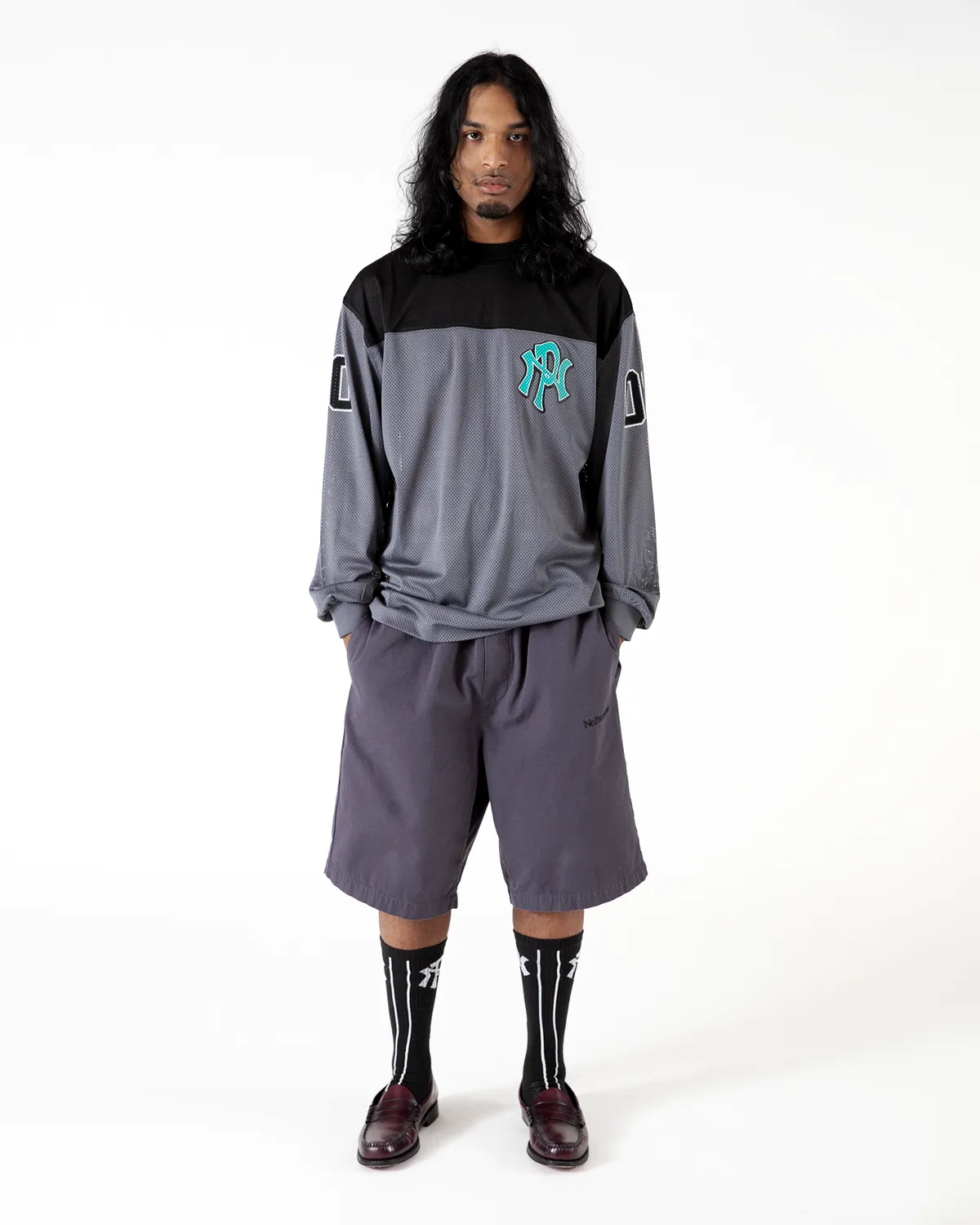 No Problemo Mini Problemo Ripstop Work pantaloni scurti gri