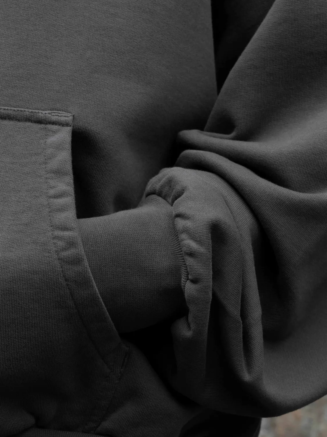 Enrage Blanc Hoodie hanorac grafit 100% bumbac