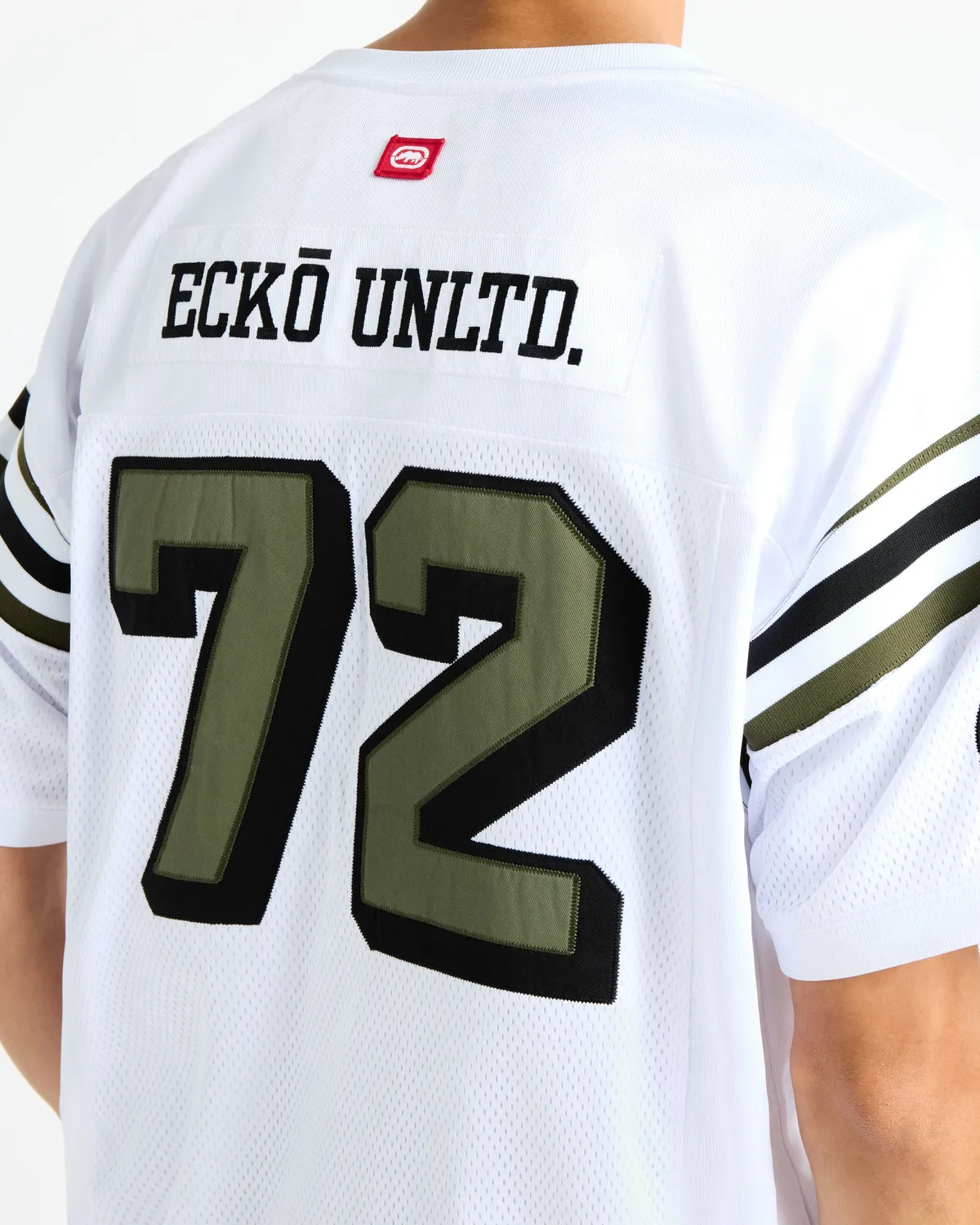 Ecko Red Lennox Jersey Short Sleeve Knit tricou alb plasa