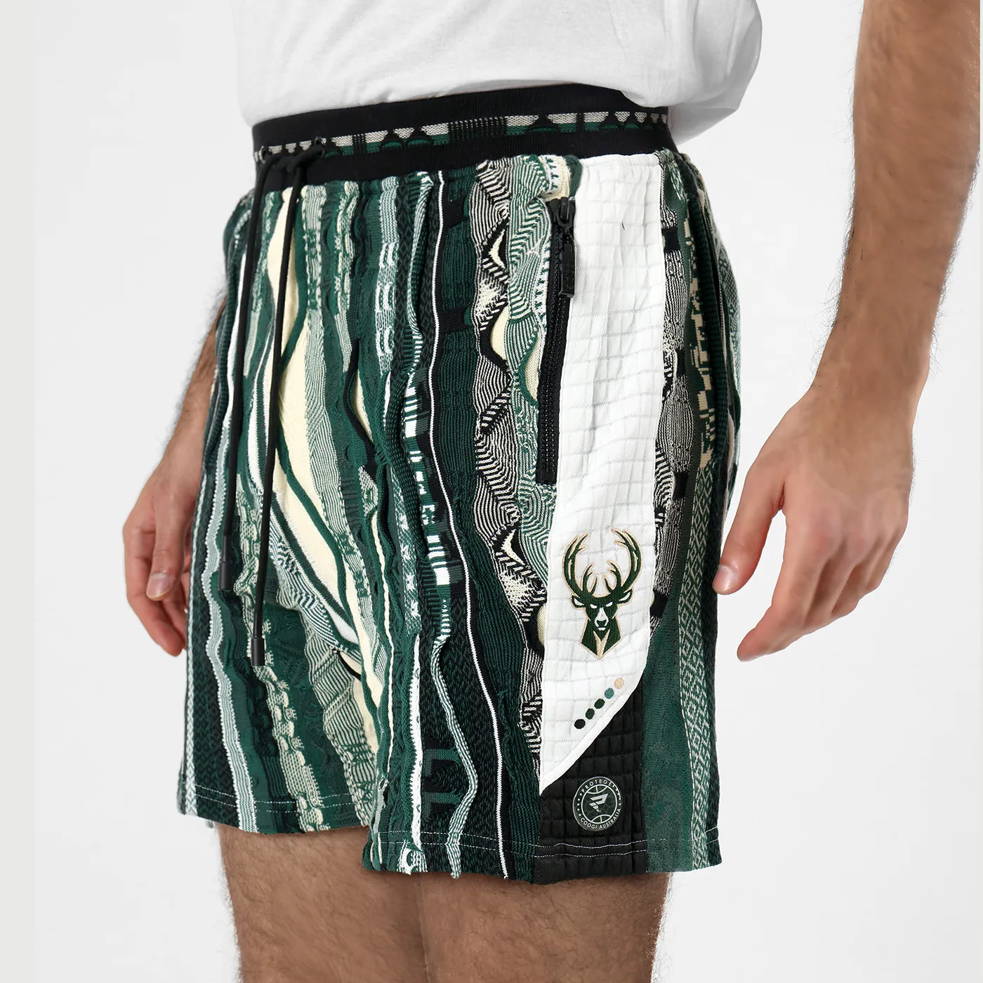 COOGI Milwaukee Bucks sort baschet verde inchis