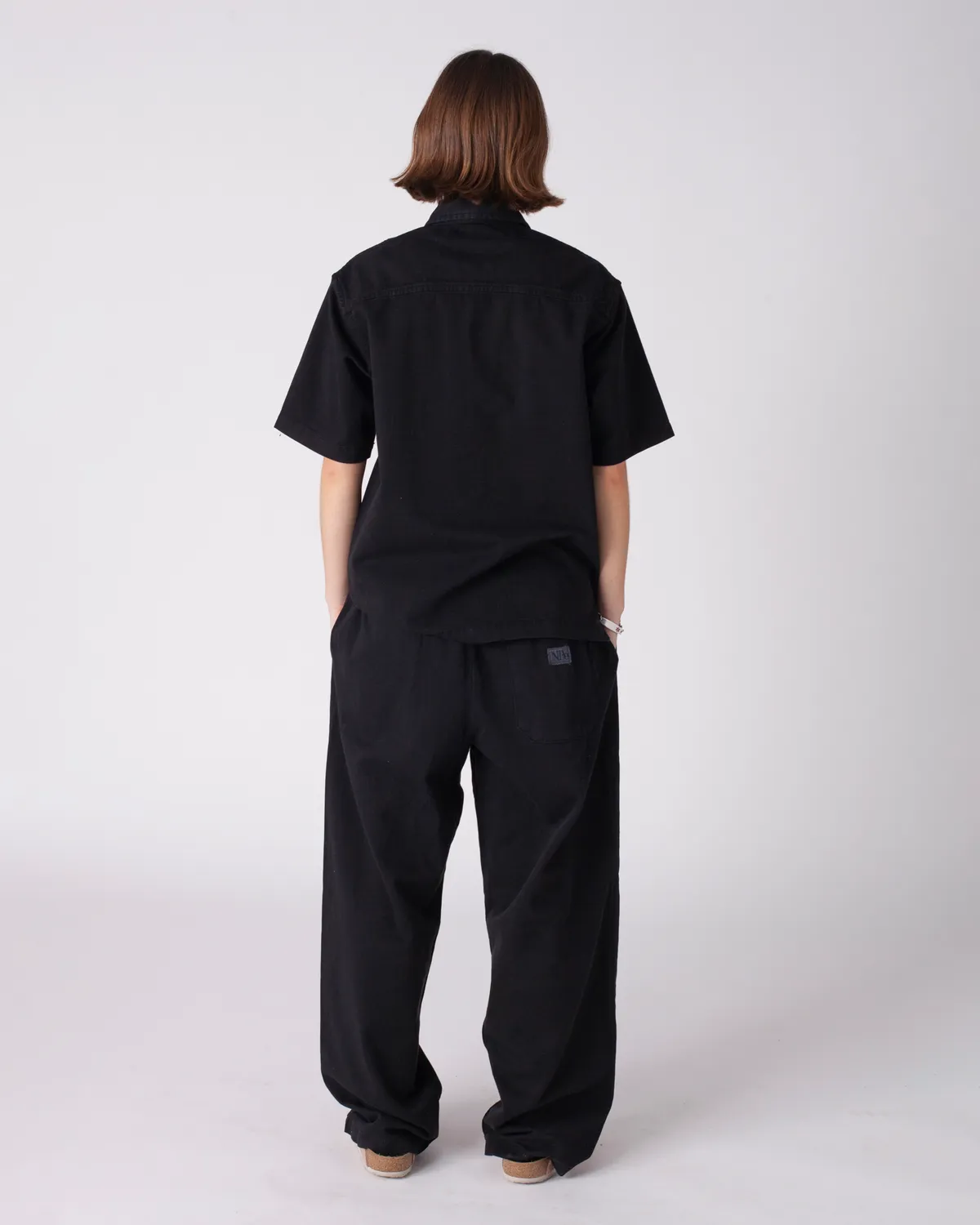 No Problemo Mini Problemo Work Pant pantaloni negri twill