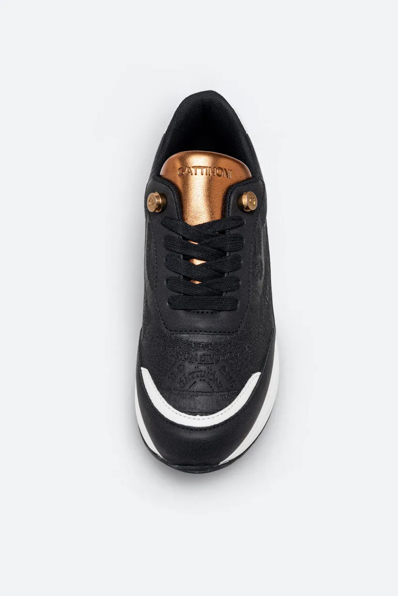 Gattinoni Planetarium New Dafne sneakers dama negri platforma