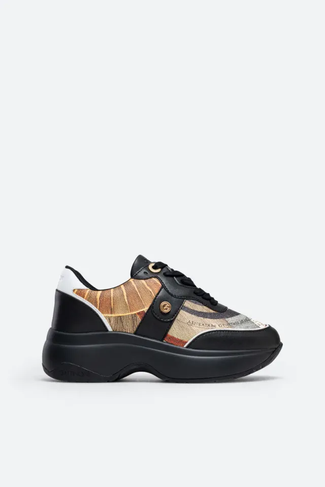 Gattinoni New Dafne PU Planetarium sneakers platforma albi