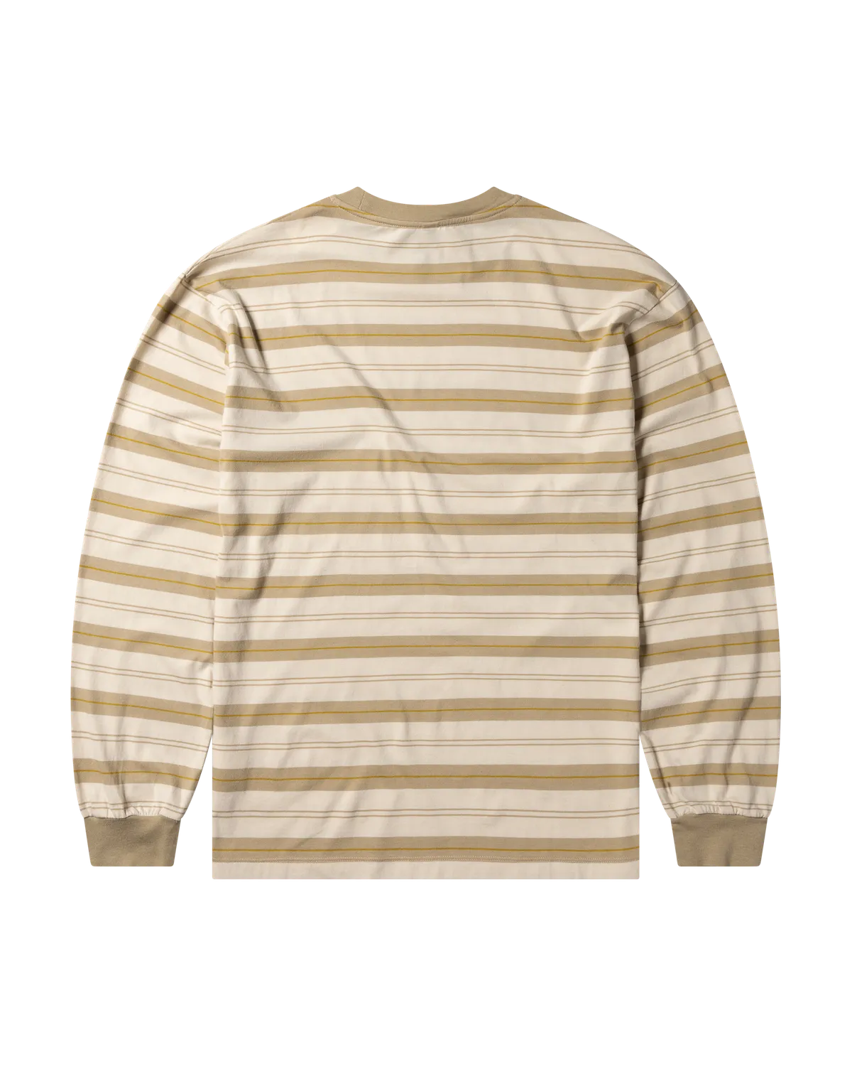 No Problemo Striped LS Tee bluză bej dungi bumbac
