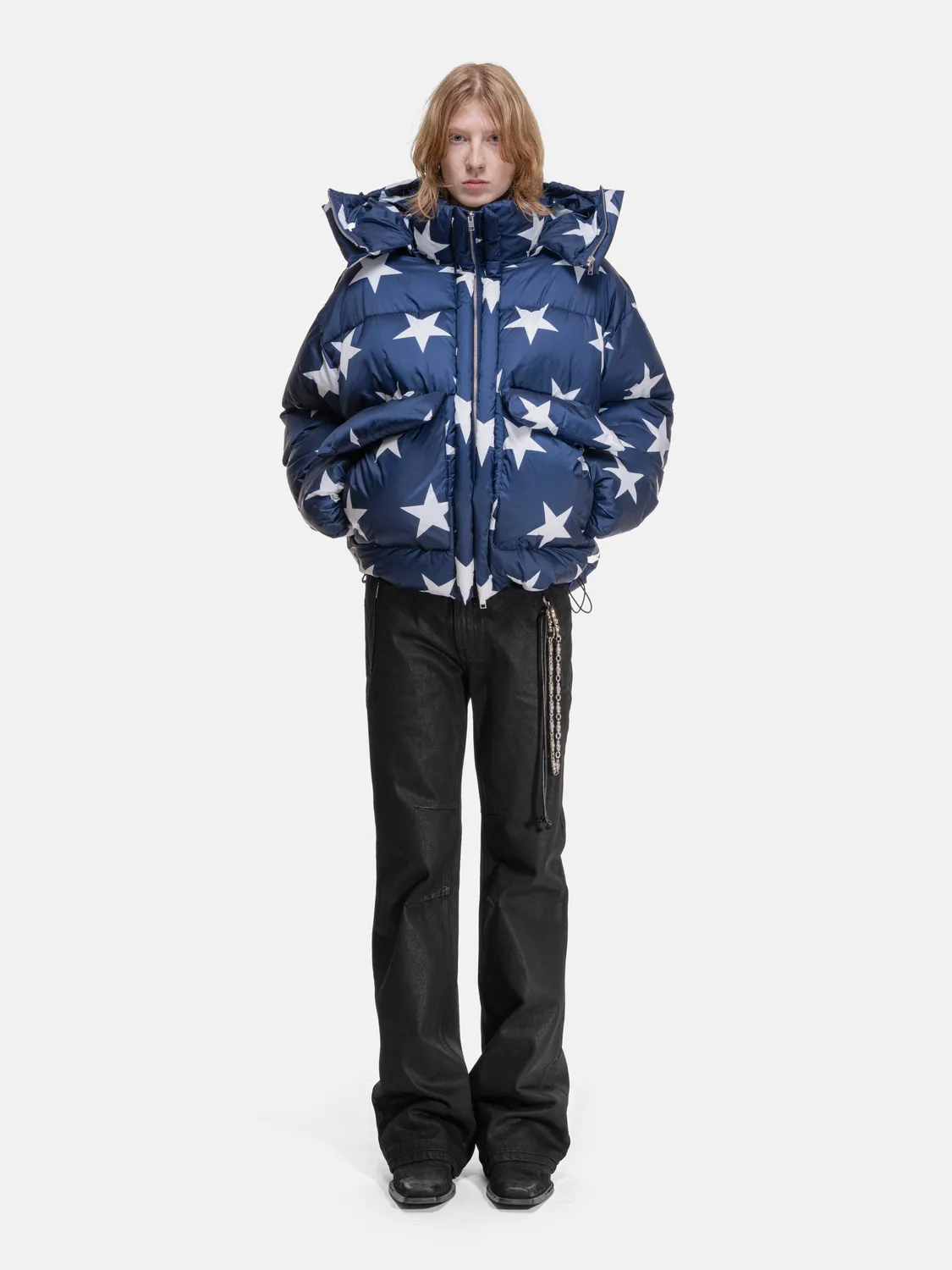 Enrage Puffy Jacket geacă pufoasă stars oversize