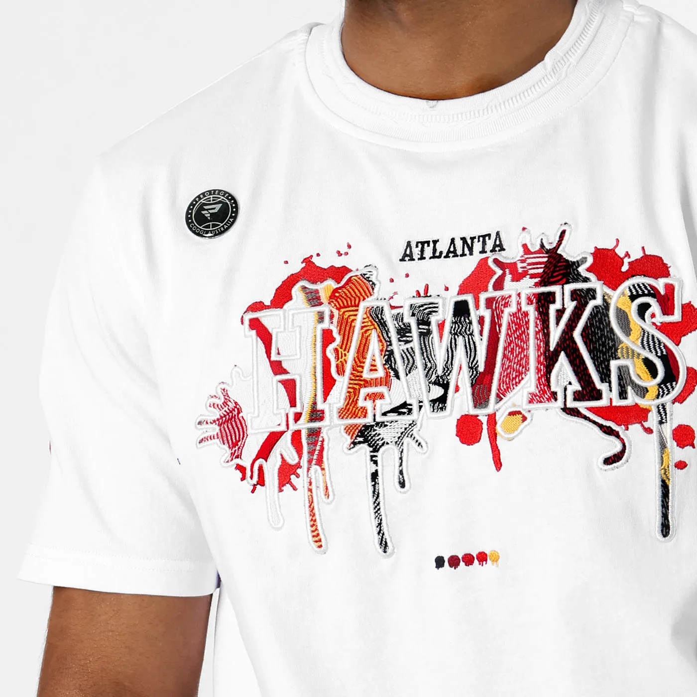 COOGI NBA X Protege Atlanta Hawks tricou bumbac brodat