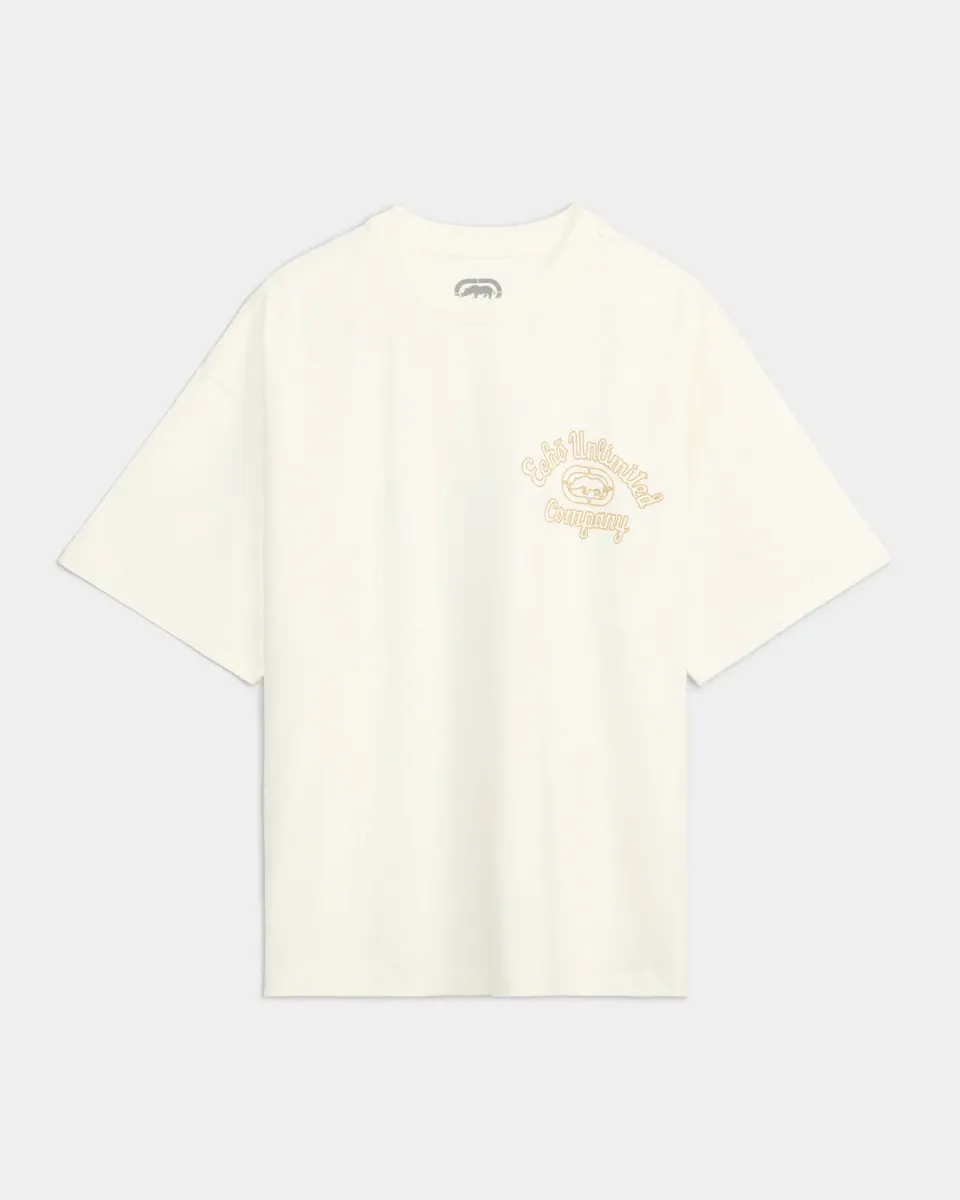 Ecko Red First String tricou bumbac greu oversized