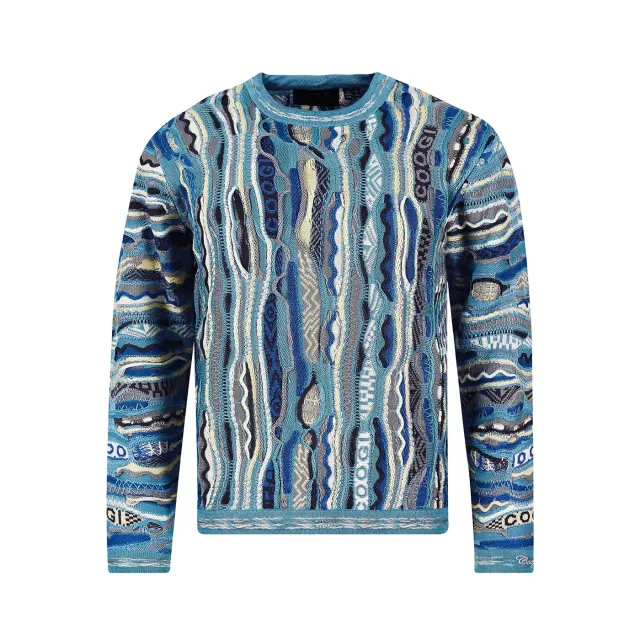 COOGI Pacific Blue Crewneck pulover albastru