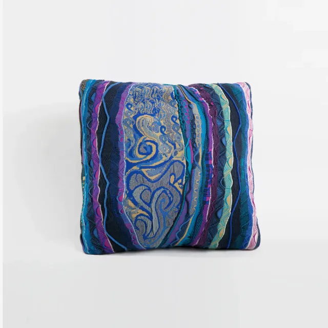 COOGI Classic Blue perna decorativa 45x45 bumbac