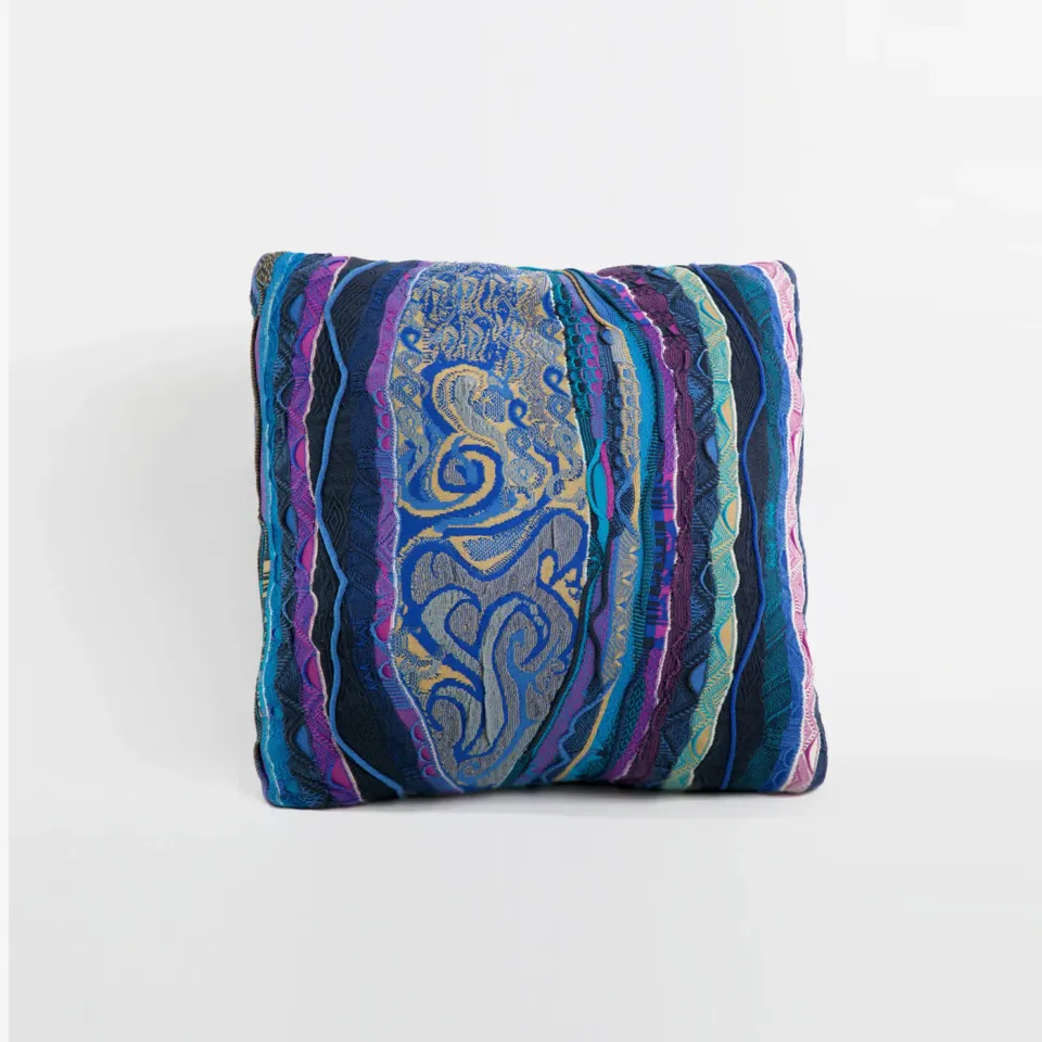 COOGI Classic Blue perna decorativa 45x45 bumbac