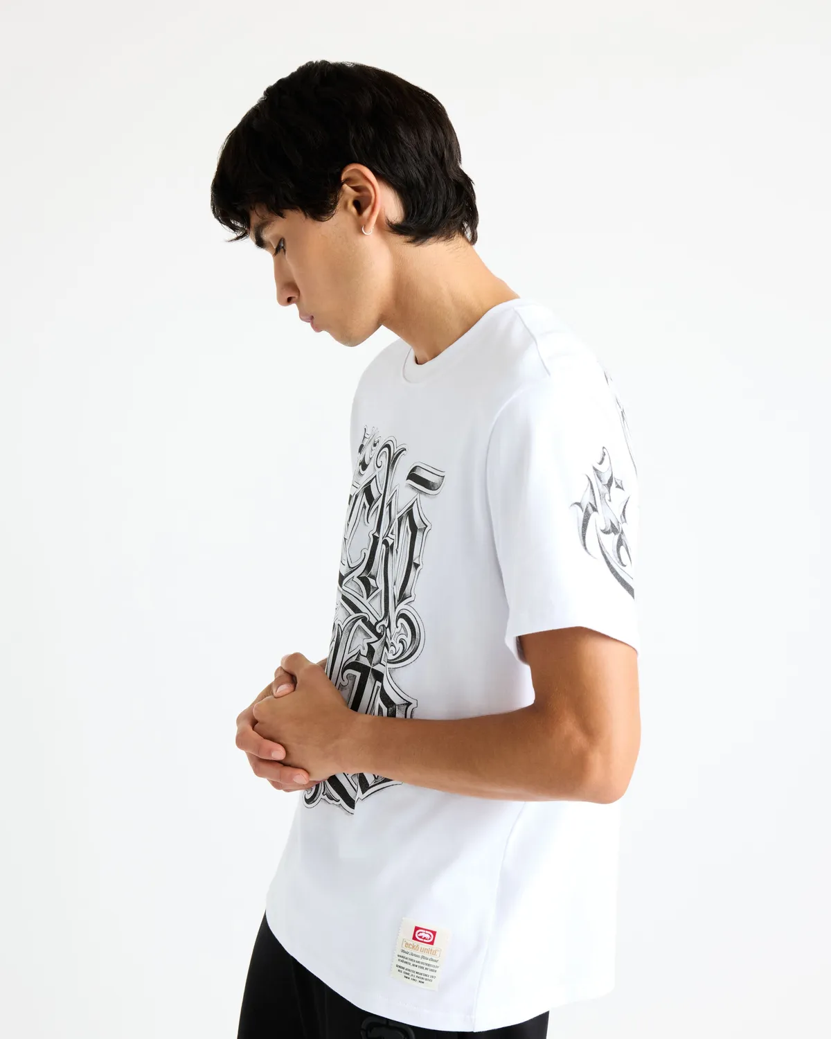 Ecko Red City Block tricou oversize cu grafica