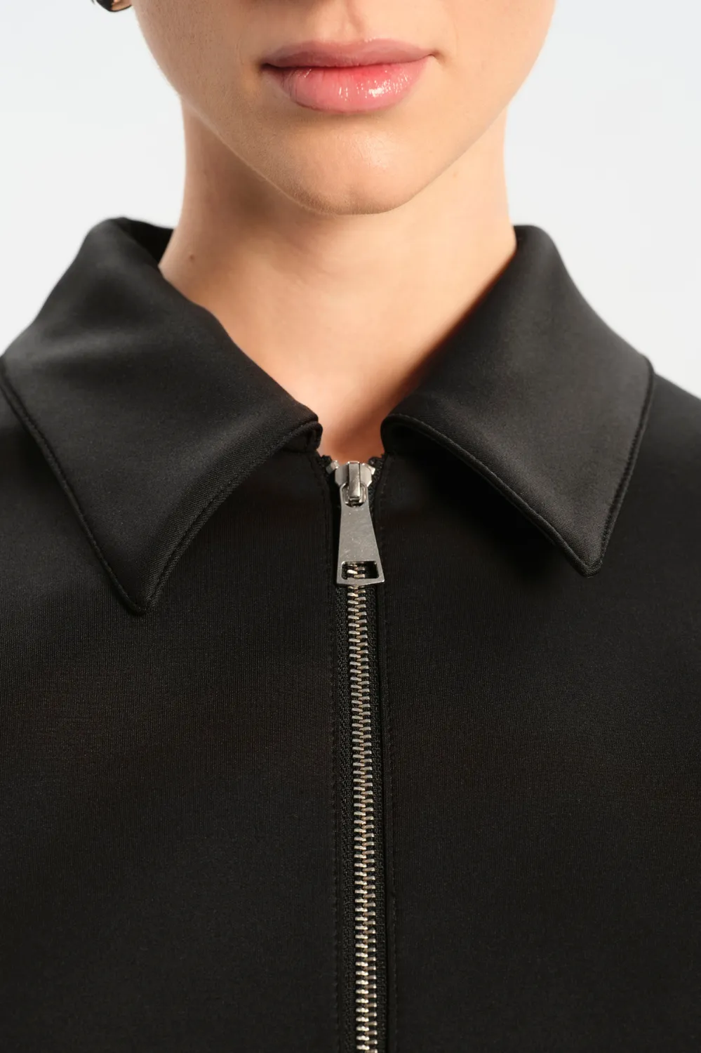 Dualitae Patrizia geaca bomber neopren neagra