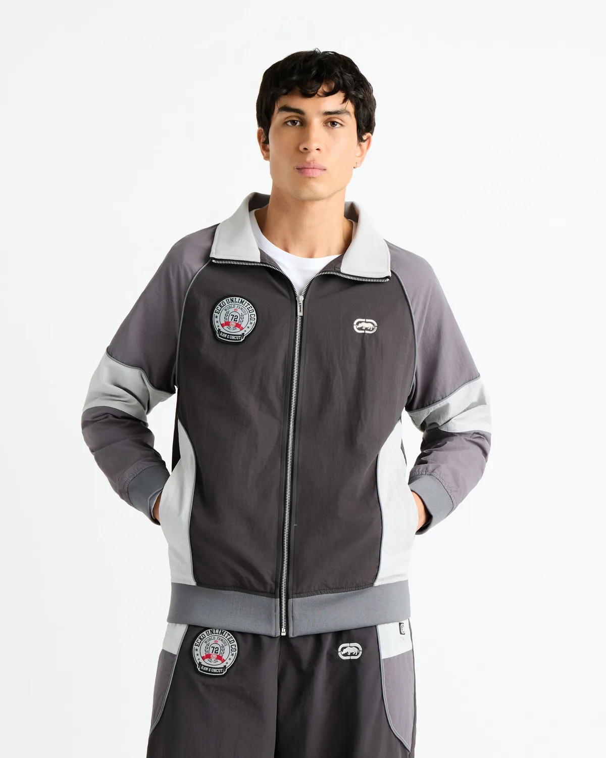 Ecko Red Desmo geaca track nylon cu fermoar