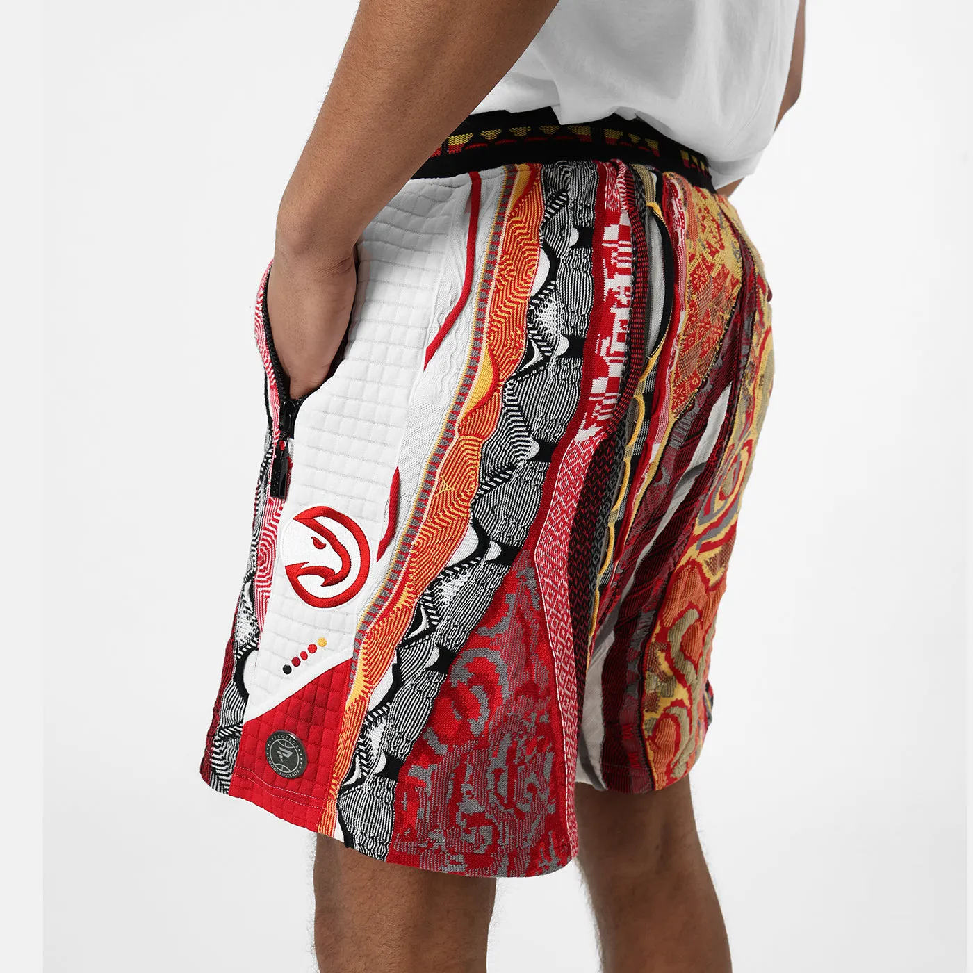 COOGI X NBA X Protege Atlanta Hawks Sweater Knit Shorts pantaloni