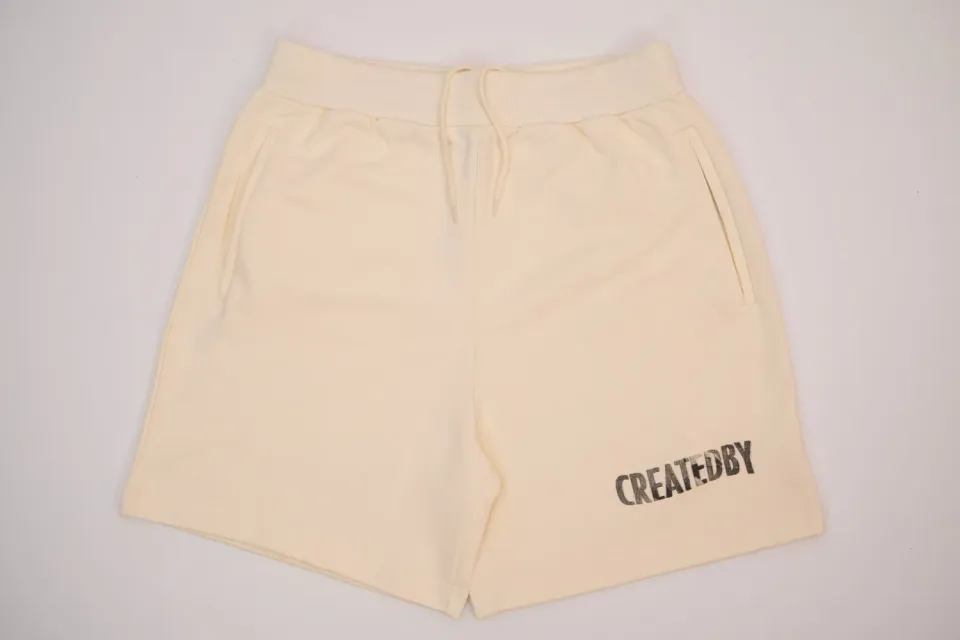 CREATEDBY Culture Cream pantaloni scurti crem lejeri