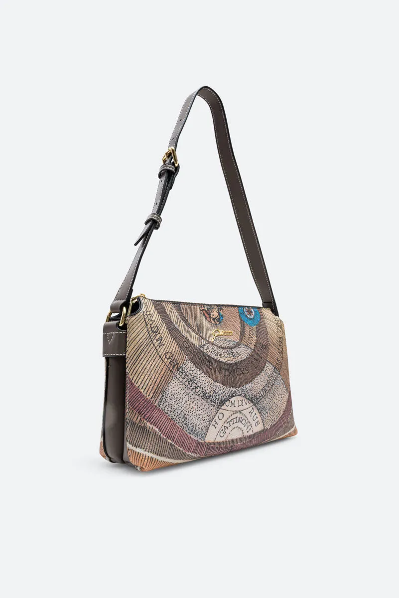 Gattinoni Planetarium Wild geanta crossbody piele 27 cm