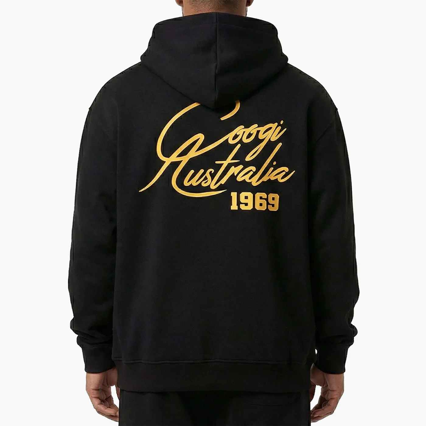 COOGI Crown Reserve Script hanorac oversized negru fleece