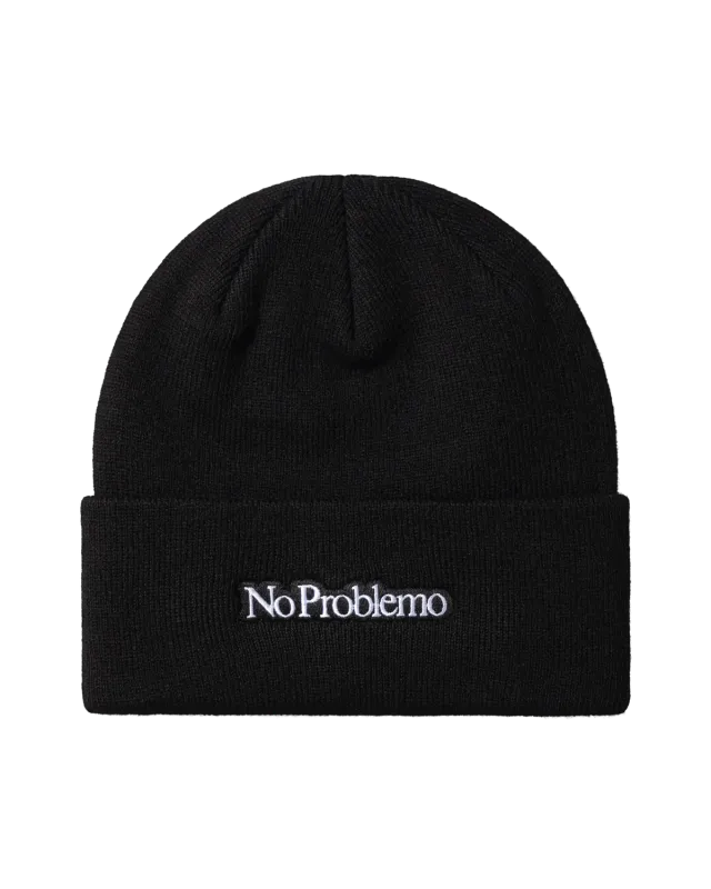 No Problemo Mini Problemo caciula neagra tricot