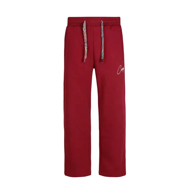 COOGI Crown Reserve Script Jogger pantaloni crimson oversized