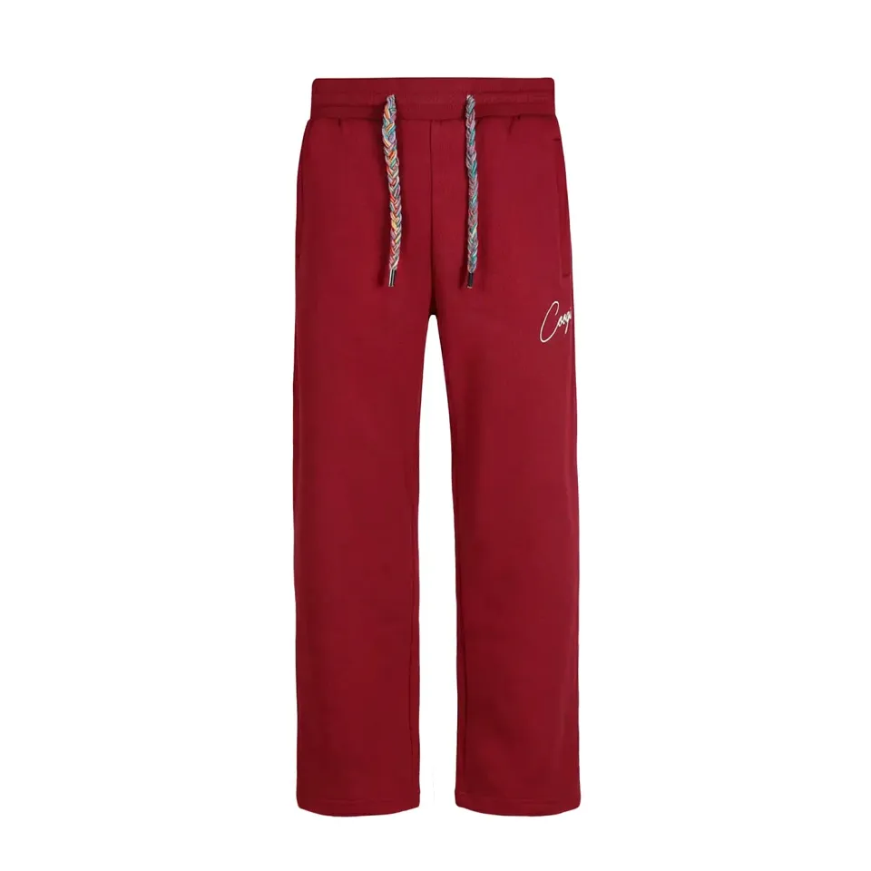 COOGI Crown Reserve Script Jogger pantaloni crimson oversized