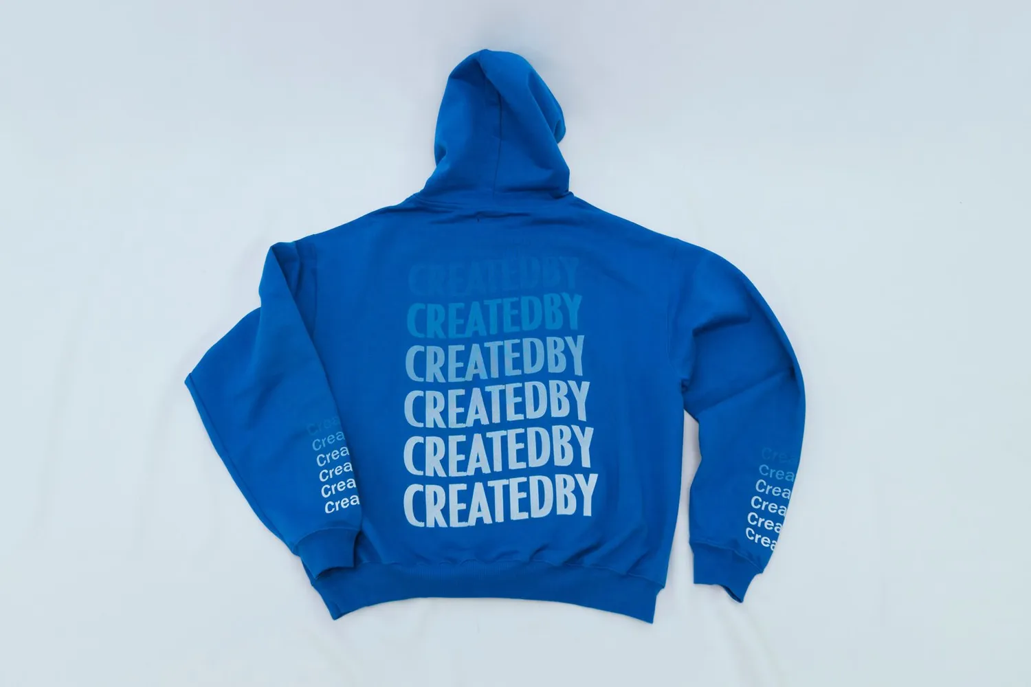CREATEDBY Logo hanorac greu oversize cu gluga