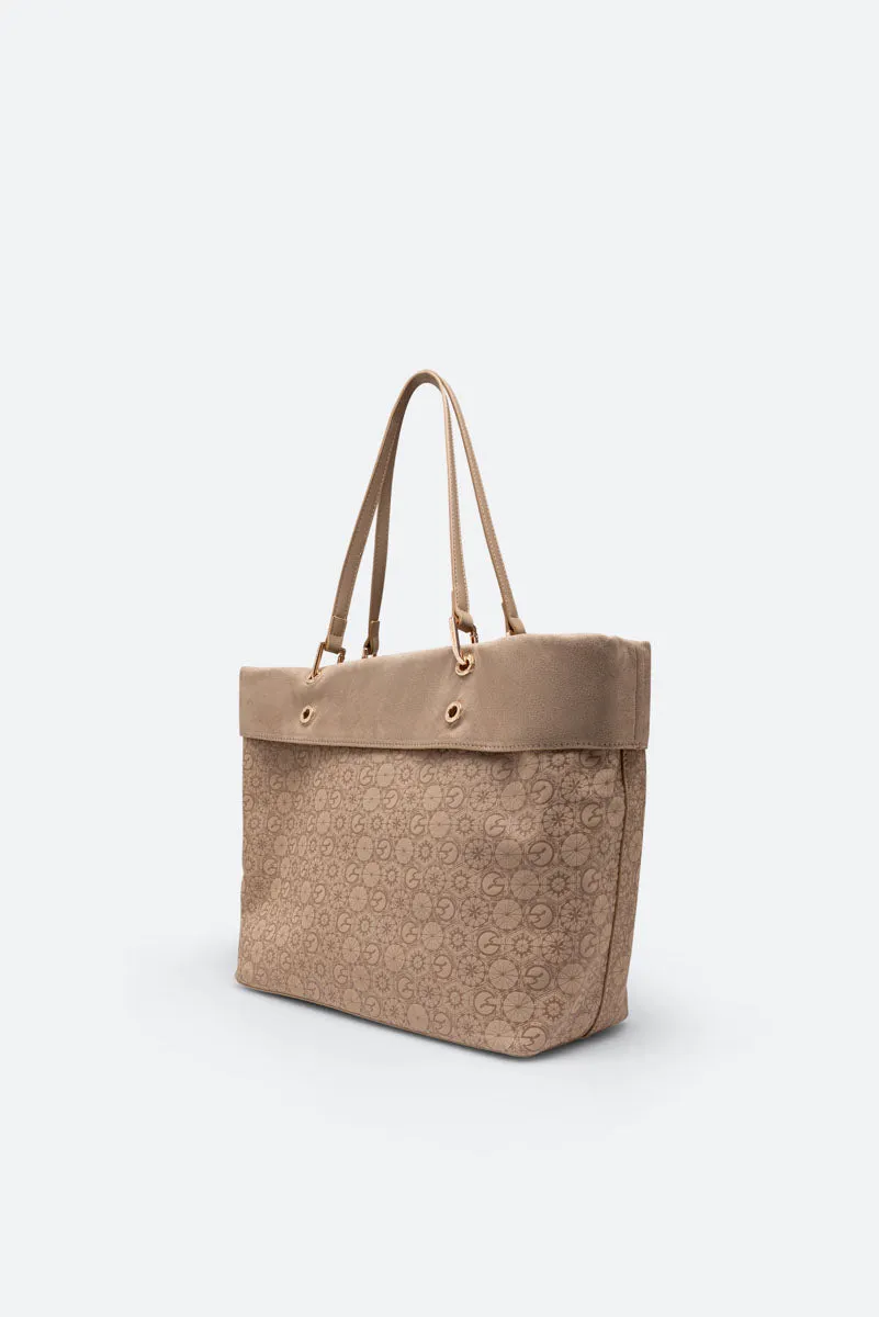 Gattinoni Teodosia Beige geanta de umar reversibila