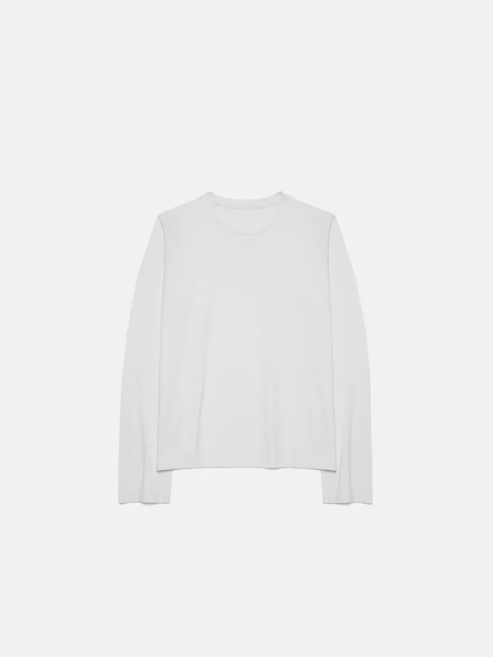 Enrage Daily Longsleeve bluză albă bumbac modal