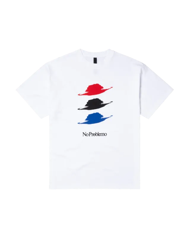 No Problemo Wiley Ufo SS Tee tricou alb bumbac greu