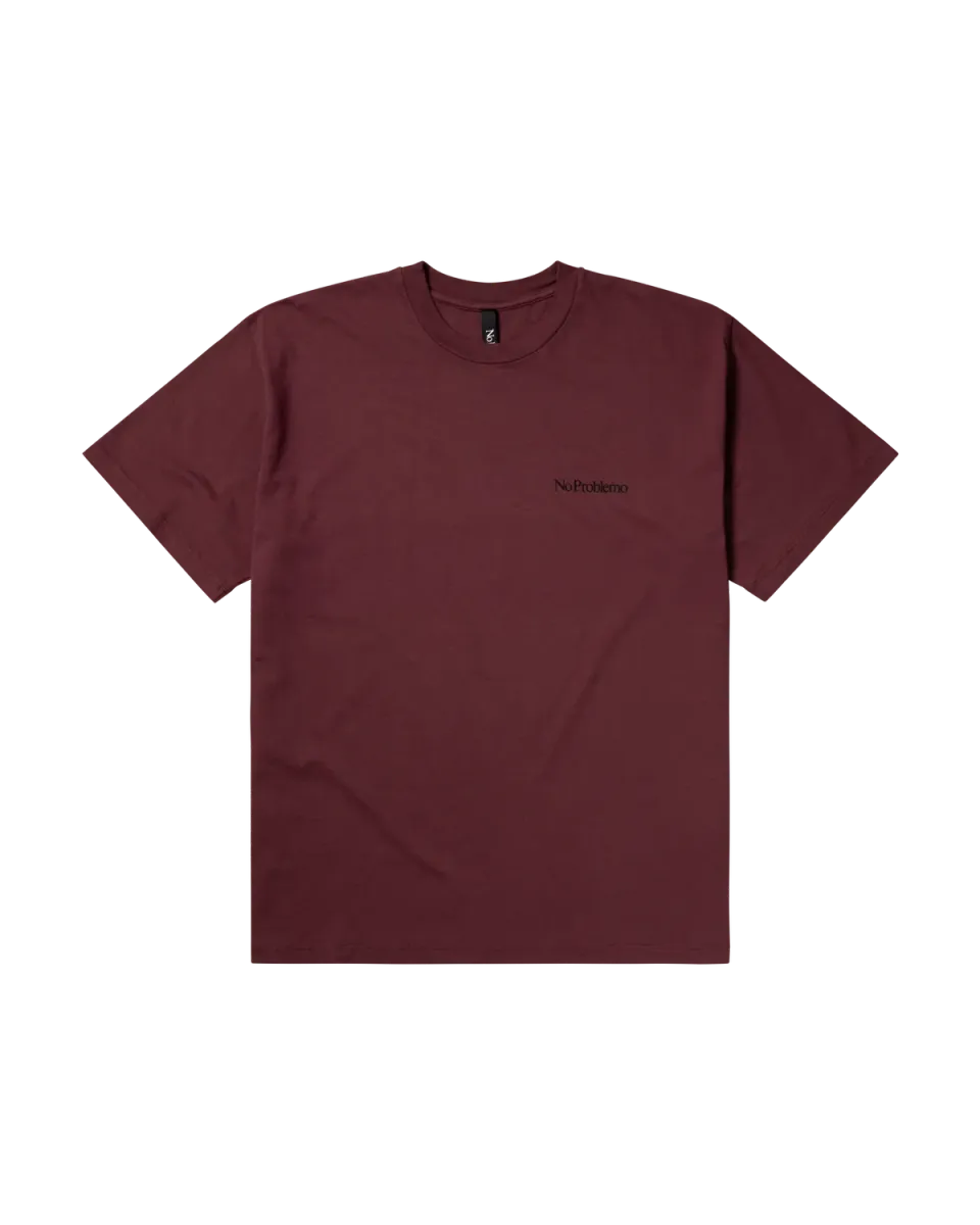 No Problemo Mini Problemo SS Tee tricou visiniu bumbac