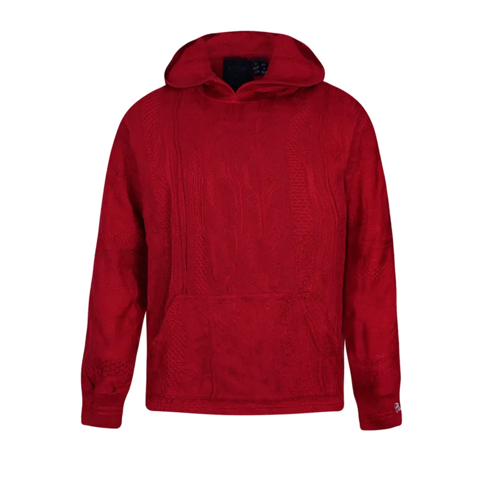 COOGI Red Alert hanorac tricotat rosu bumbac