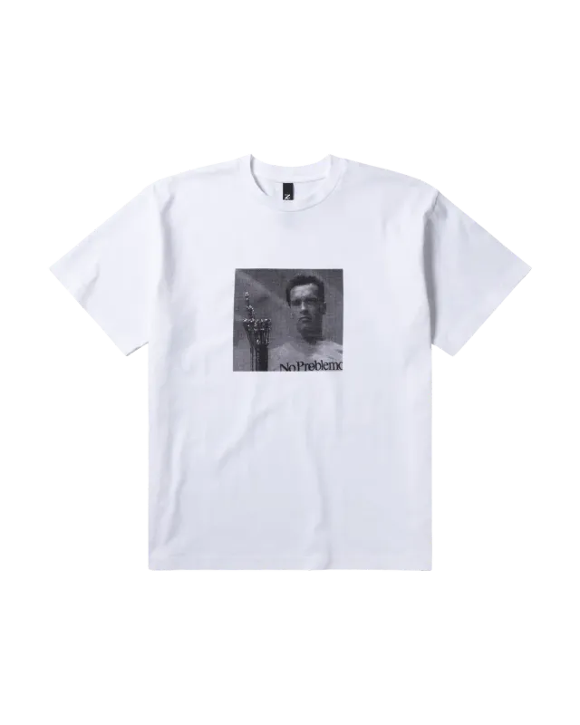 No Problemo I'll Be Back tricou alb bumbac greu