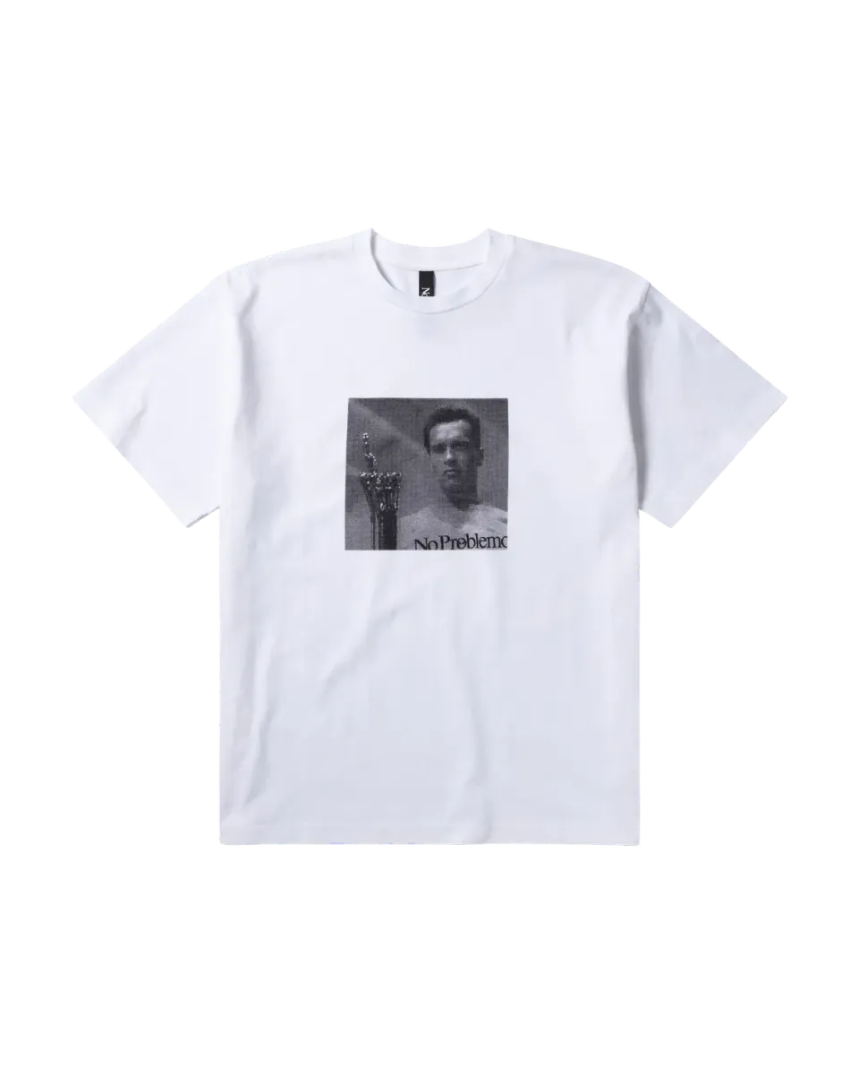 No Problemo I'll Be Back tricou alb bumbac greu