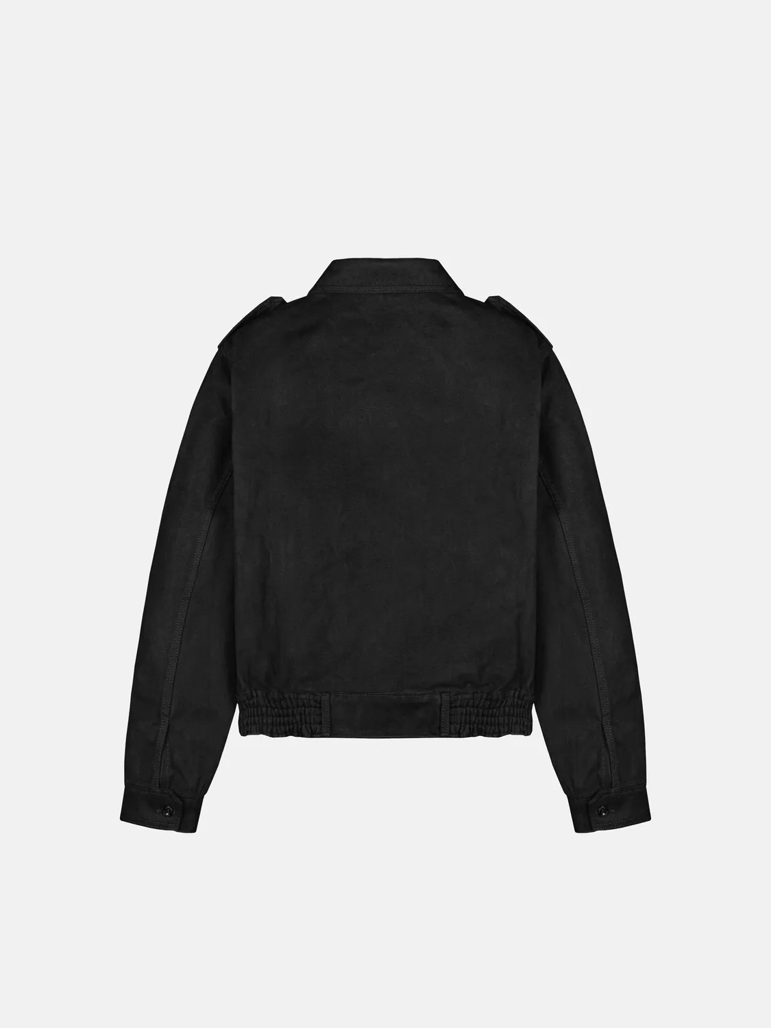 Enrage Officer Jacket geacă neagră canvas