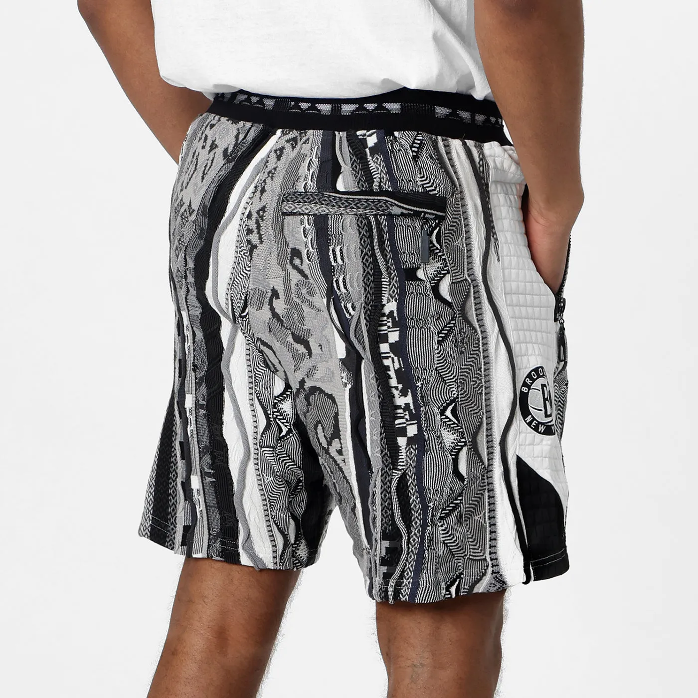 COOGI X NBA Brooklyn Nets sort baschet negru tricotat