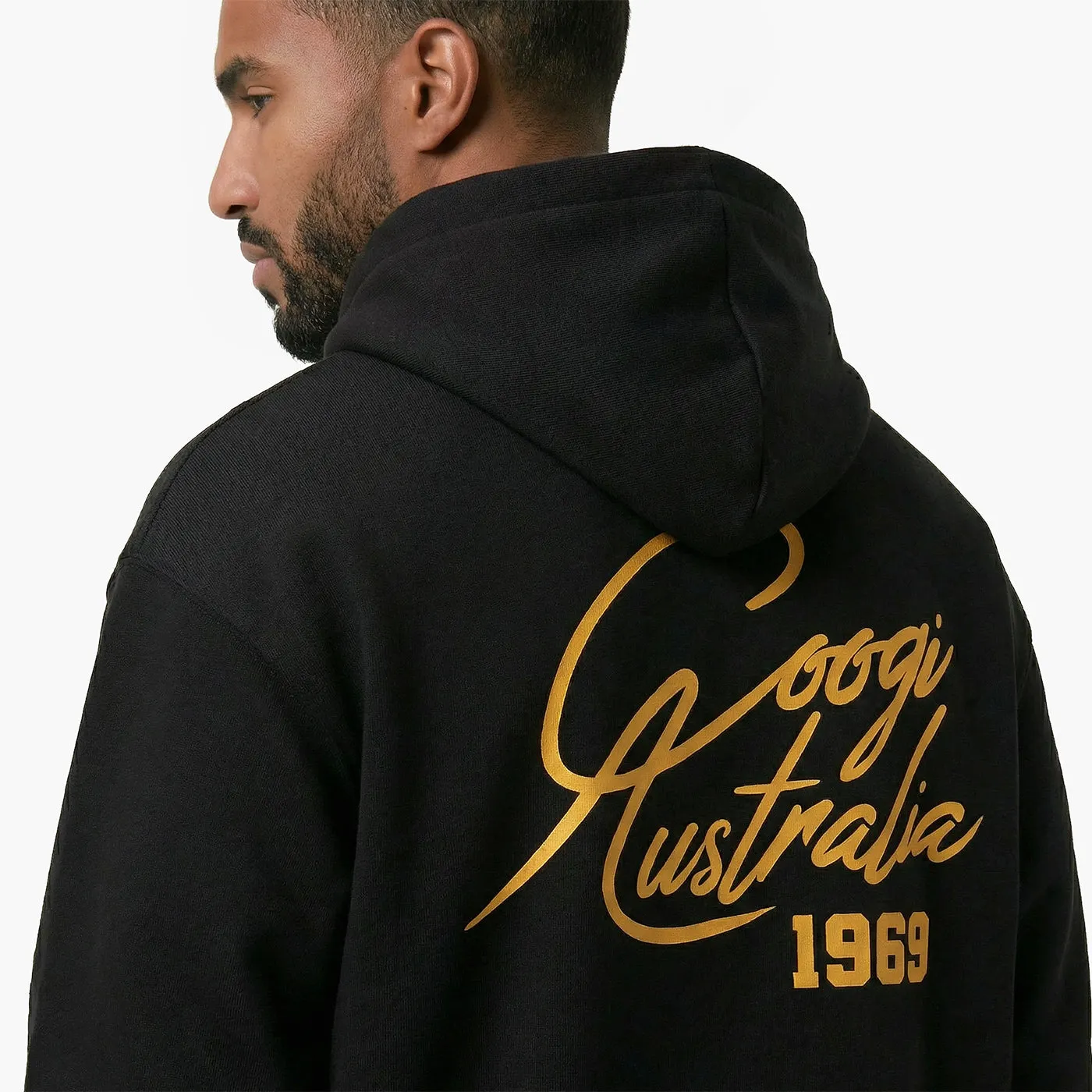 COOGI Crown Reserve Script hanorac oversized negru fleece